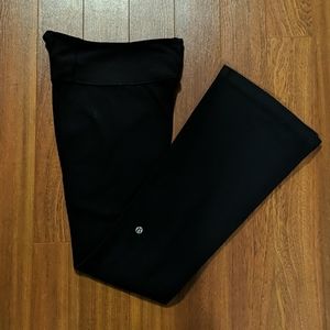 Lululemon, flared pants, size 2